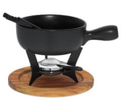 Kela Syrové fondue COUNTRY nerez / keramika o22 cm KL-16640