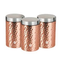 Berlingerhaus Dóza na potraviny sada 3 ks Primal Rosegold Metallic Line BH-6727