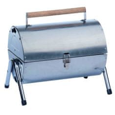 BBQ Collection Gril na drevené uhlie skladacia nerez 38 cm x 30 cm