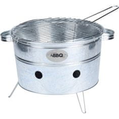 BBQ Gril prenosný kruhový 34,5 x 20 cm KO-C80900370