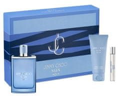 Jimmy Choo Man Aqua - EDT 100 ml + sprchový gel 100 ml + EDT 7,5 ml