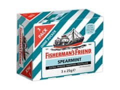 Fisherman's Friend  cukríky Spearmint bez cukru 3x25g