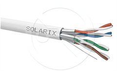 Solarix Inštalačný kábel Solarix CAT6A STP LSOH Dca-s1,d2,a1 650 MHz 500m/cievka SXKD-6A-STP-LSO 