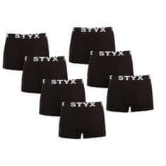 Styx 7PACK pánske boxerky športová guma čierné (7G960) - veľkosť M