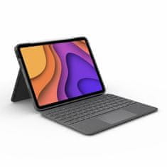 shumee Puzdro s klávesnicou pre iPad - 4. generácia - LOGITECH - FOLIO TOUCH IPAD AIR - Šedé