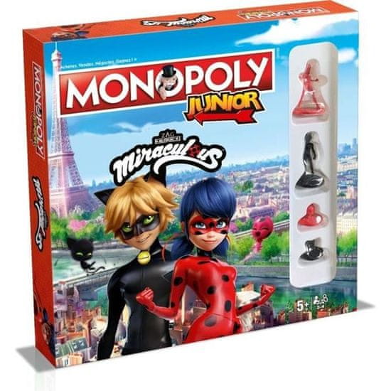 shumee MONOPOLY JUNIOR - Miraculous Ladybug - Spoločenská hra - francúzska verzia