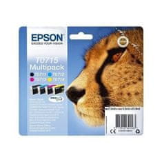 shumee EPSON Multipack T0715 – Gepard – čierna, azúrová, purpurová, žltá