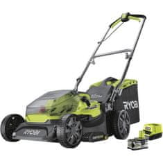 shumee Bezuhlíkový zastrihávač RYOBI 18V LithiumPlus 37 cm - 1 batéria 5,0 Ah - 1 rýchlonabíjačka - RY18LMX37A-150