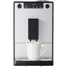 shumee MELITTA E950-666 - Automatický kávovar Solo Pure Silver - 1400W - 3 nastavenia intenzity - Nádoba na zrnká 125g