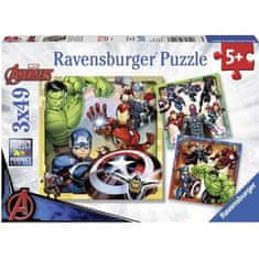 shumee RAVENSBURGER Puzzle 3x49 p - Mocní Avengers