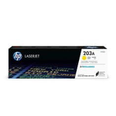 shumee Autentická žltá tonerová kazeta HP 203A LaserJet (CF542A) pre HP Color LaserJet Pro M254/M280/M281