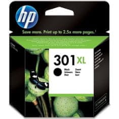 shumee Originálna čierna atramentová kazeta HP 301XL s vysokou výťažnosťou pre HP Envy 4505 a HP DeskJet 1050/1512/2548 / 3057A (CH563EE)