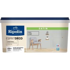 shumee RIPOLIN Farba na steny na všetky diely, Ripolin - Grey Lome Satin, 2,5L