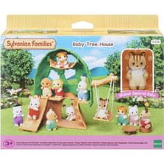 shumee SYLVANIAN FAMILIES 5318 La Cabane et Bébé Ecurueil Roux