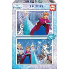 shumee SNEHOVÁ KRÁĽOVNÁ - 2 puzzle 48 dielikov