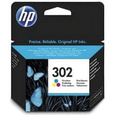 shumee Trojfarebná originálna atramentová kazeta HP 302 pre HP DeskJet 2130/3630 a HP OfficeJet 3830 (F6U65AE)