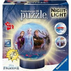 shumee RAVENSBURGER - Frozen 2 okrúhle 3D puzzle 72 dielikov Podsvietené