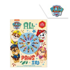 KIDS LICENSING Zápisník s voskovkami Paw patrol