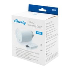 Shelly Shelly BLU TRV Single Pack + BLU Gateway Gen3 - termostatická radiátorová hlavica s bránou (Bluetooth)