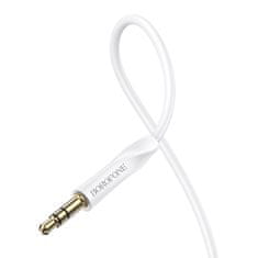 Borofone Audio kábel BL16 jack 3,5 mm na jack 3,5 mm biely