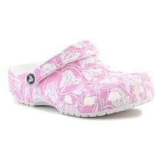 Crocs Dreváky ružová 37 EU Classic Duke Print Clog