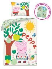 Halantex Prikrývka na posteľ Peppa Pig Tree 140×200 cm, 70×90 cm