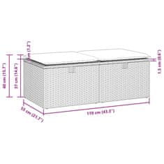 Petromila vidaXL 2-dielna záhradná sedacia súprava s vankúšmi polyratan akácia