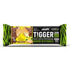 AMIX Tigger Zero Proteín Bar 60 g tmavo chocolate caramel