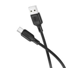 Borofone Dátový kábel BX113 Lenny - USB-A - USB-C 3A 1m čierny