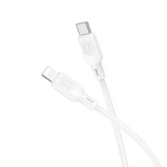 Borofone Dátový kábel BX113 Lenny USB-C - Lightning PD 27W 1m biely