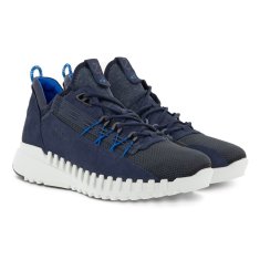 Ecco Obuv tmavomodrá 44 EU Sneaker Zipflex M Low Lea tex