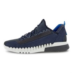 Ecco Obuv tmavomodrá 44 EU Sneaker Zipflex M Low Lea tex