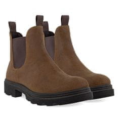 Ecco Chelsea boots elegantné hnedá 39 EU Stiefelette Grainer Chelsea