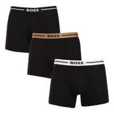 BOSS 3PACK pánske boxerky čierné (50517834 981) - veľkosť M