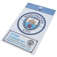 FAN SHOP SLOVAKIA Samolepka na auto Manchester City FC, 2ks