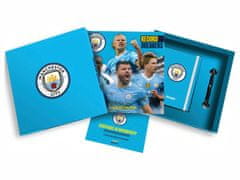 FAN SHOP SLOVAKIA Darčeková sada Manchester City FC 2025, kalendár, diár, pero