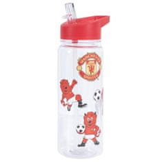 FAN SHOP SLOVAKIA Detská fľaša Manchester United FC so slamkou, 600 ml