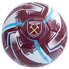 FAN SHOP SLOVAKIA Futbalová lopta West Ham United FC, modro-biela, veľ. 5