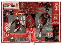 FAN SHOP SLOVAKIA Diár Liverpool FC 2025, A5, týždenný