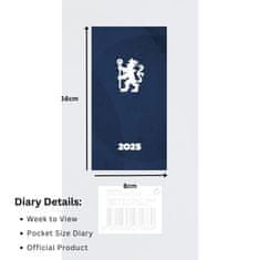 FAN SHOP SLOVAKIA Diár Chelsea FC 2025, týždenný