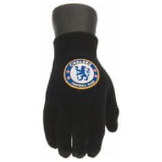 FAN SHOP SLOVAKIA Detské pletené rukavice Chelsea FC, čierne, univerzálne