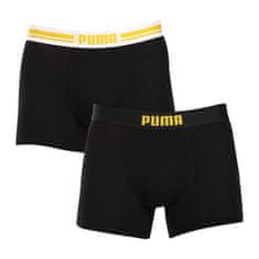 Puma 2PACK pánske boxerky čierné (701226763 010) - veľkosť M