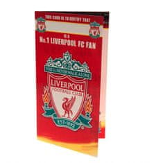 FAN SHOP SLOVAKIA Narodeninové blahoželanie Liverpool FC, 22x12 cm