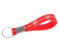 FAN SHOP SLOVAKIA Prívesok na kľúče Arsenal FC, červený, silikónový