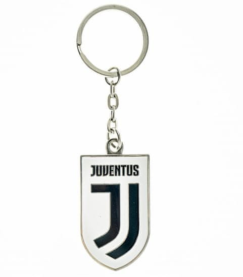 FAN SHOP SLOVAKIA Prívesok na kľúče Juventus FC, strieborný, kovový