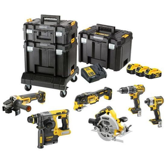 shumee DEWALT COMBO SADA 18V DCK685P3T (DCD796+DCF887+DCH273+DCG405+DCS570+DCS355) 3x5,0Ah TSTAK