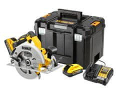 shumee DEWALT okružná píla 18V 184mm 2x5,0Ah POWERSTACK TSTAK DCS570H2T