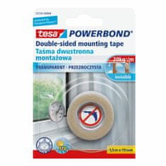 shumee TESA OBOJSTRANNÁ PÁSKA POWERBOND 1,5 m x 19 mm TRANSPARENTNÁ