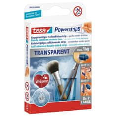 shumee TESA POWERSRIPS DECO ZÁPLATY 8 ks. 1 kg TRANSPARENTNÉ