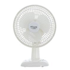 WOWO Ventilátor Adler AD 7317 s klipom a základňou, 15 cm – efektívne chladenie pre domáce a kancelárske použitie, tichý chod, praktický dizajn.